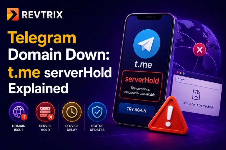 Telegram Domain Down t.me serverHold Explained